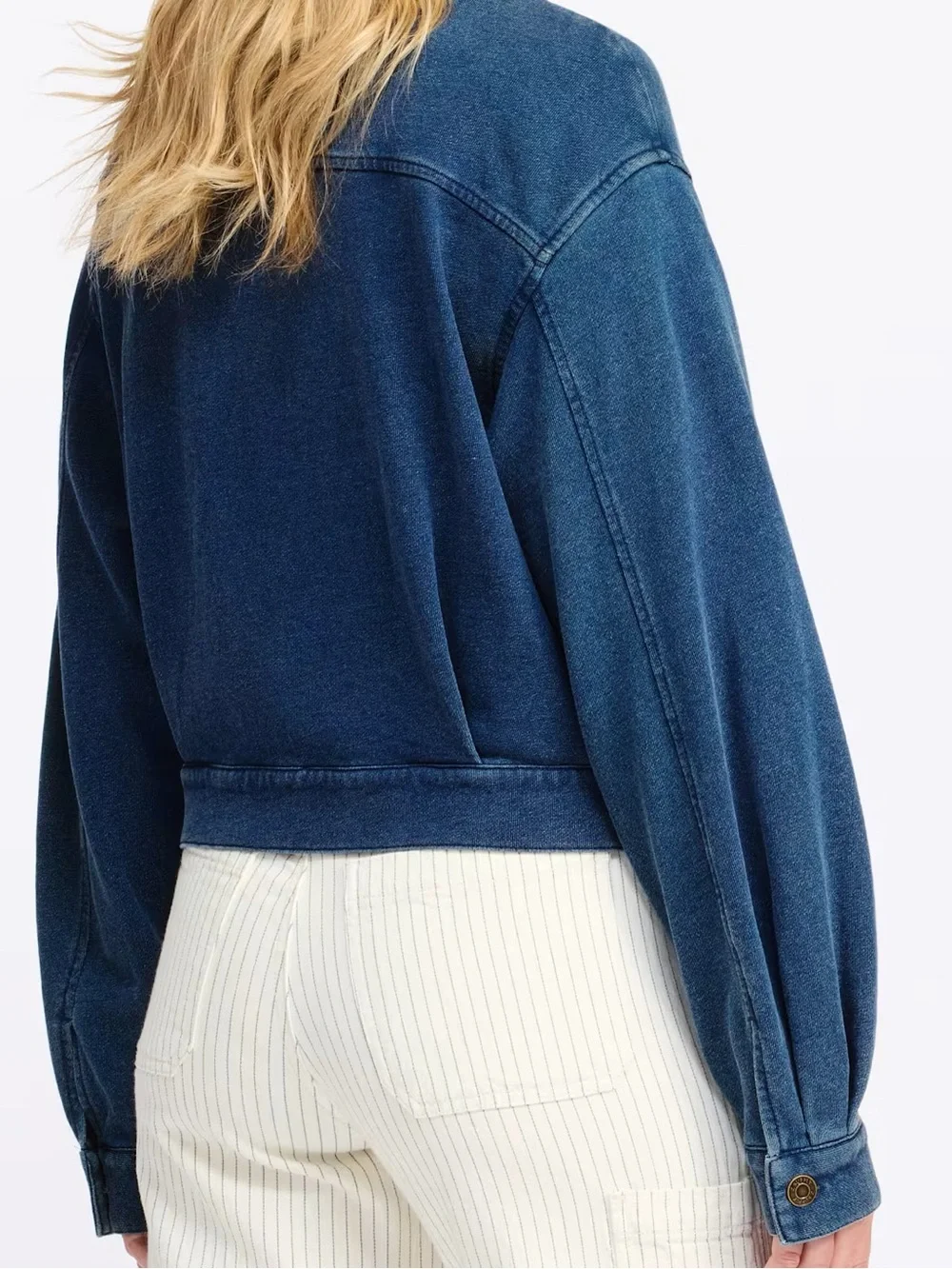 NWT (size L) Z SUPPLY
Heritage Knit Denim Jacket - Picture 4 of 10